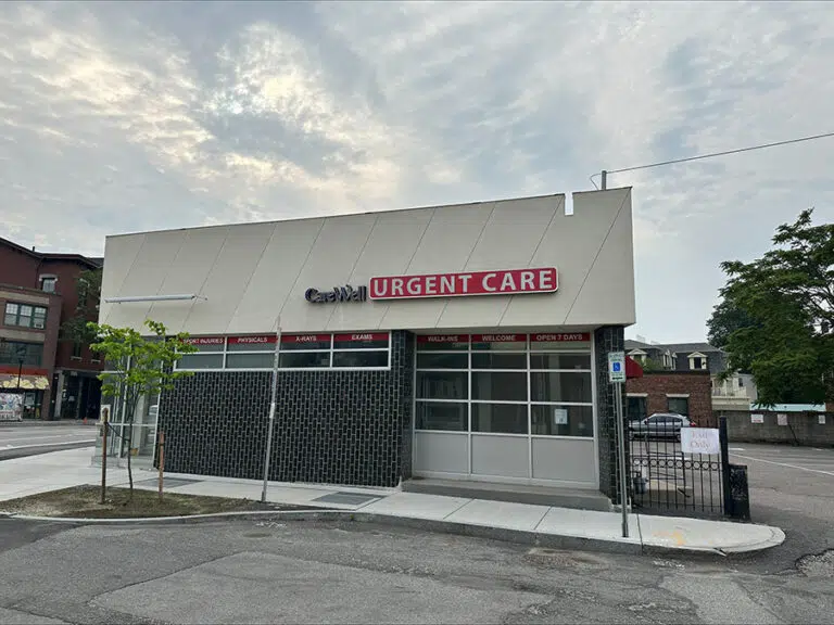 CareWell Urgent Care building in Cambridge