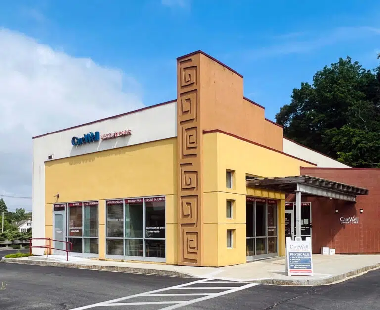 CareWell Urgent Care building in Tewksbury