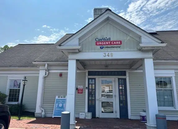 CareWell Urgent Care building in Worcester on Greenwood St